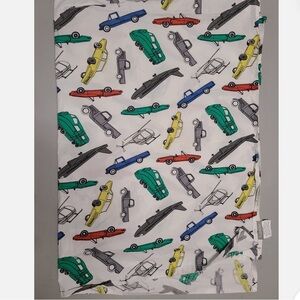 Land of Nod Whimsical Traffic Jam Print Sheet, flat sheet AND fitted sheet